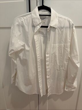 Abercrombie & Fitch Women’s White Button-Down Shirt
